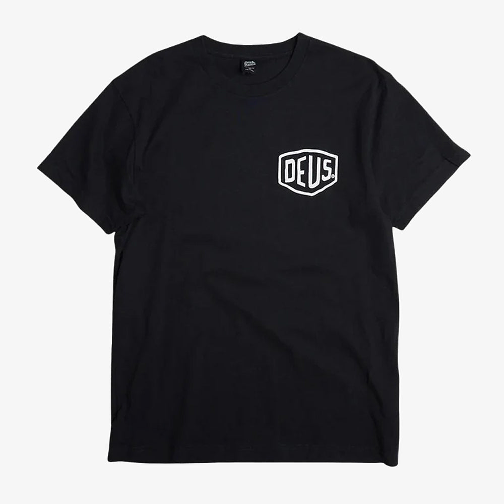 Deus Ex Machina Biarritz Adress T-shirt Black Dmw41808z-blk