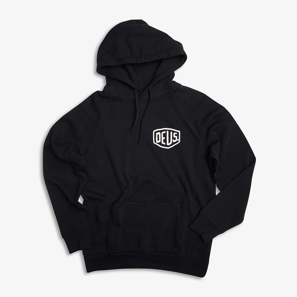 Deus Ex Machina Biarritz Hoodie Black Dmw48675s-blk