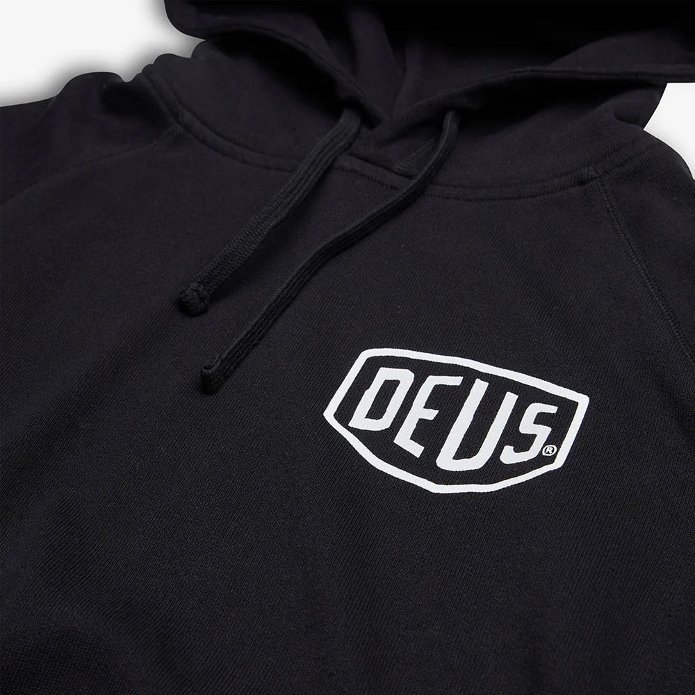 Deus Ex Machina Biarritz Hoodie Black Dmw48675s-blk