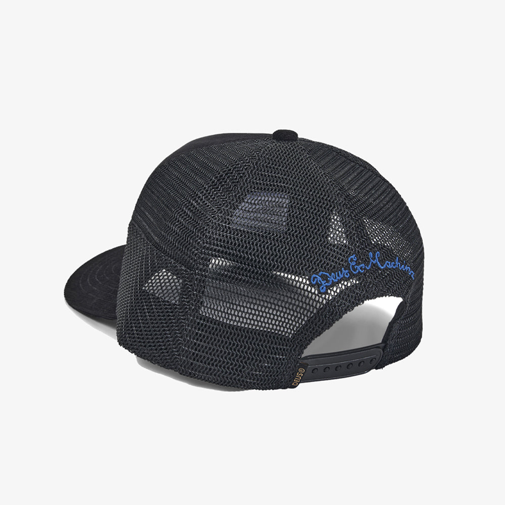Deus Ex Machina Gumshoe Cord Trucker Casquette Black Dmf257302-blk