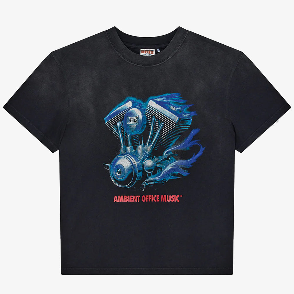 Deus Ex Machina Productive Hum T-shirt Anthracite Duf254345a-ath