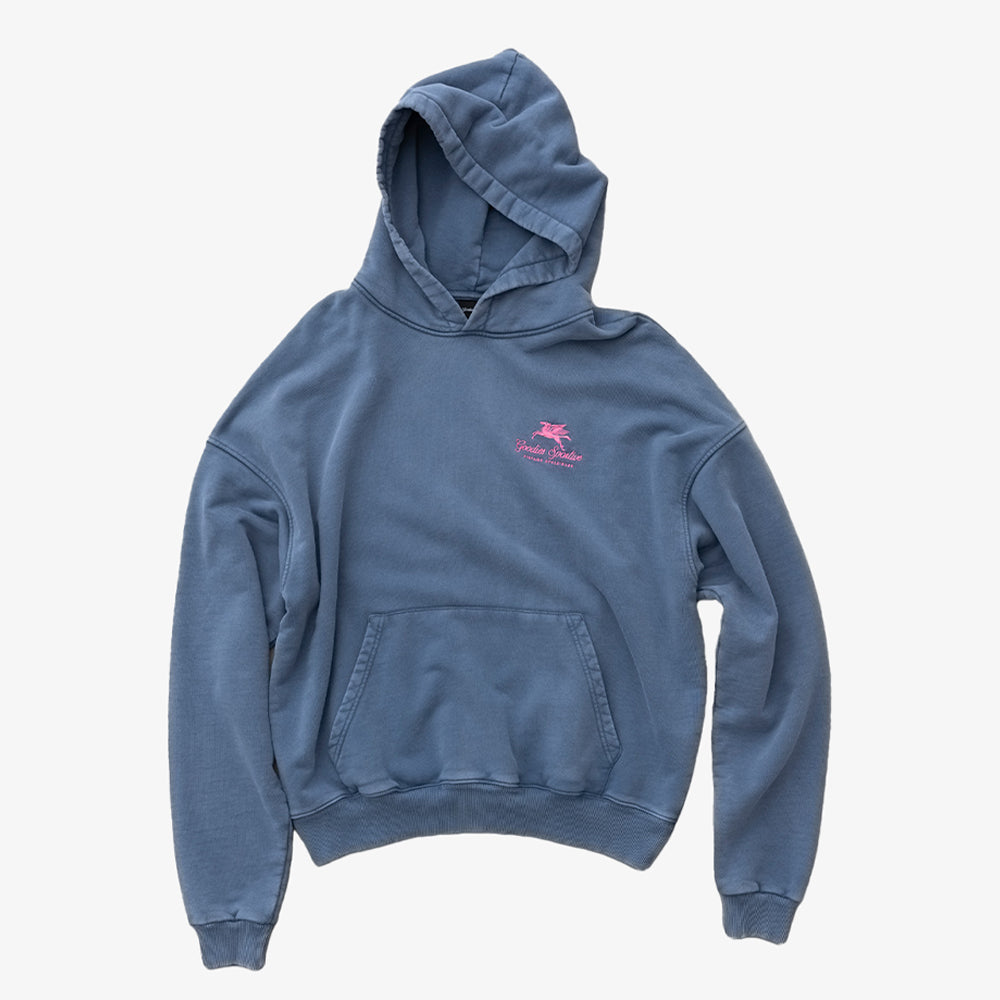 Goodies Sportive 550g Premium Boxy Hoodie Blue Pbh25-blue