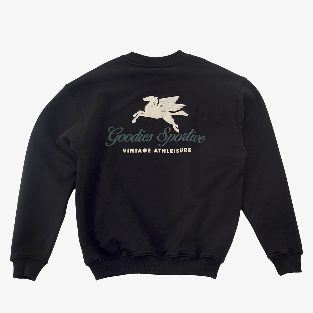 Goodies Sportive 550g Premium Crewneck Black Pcb24-black