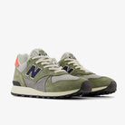 New Balance U475 Dark Olivine Raincloud Drift Red U475ba