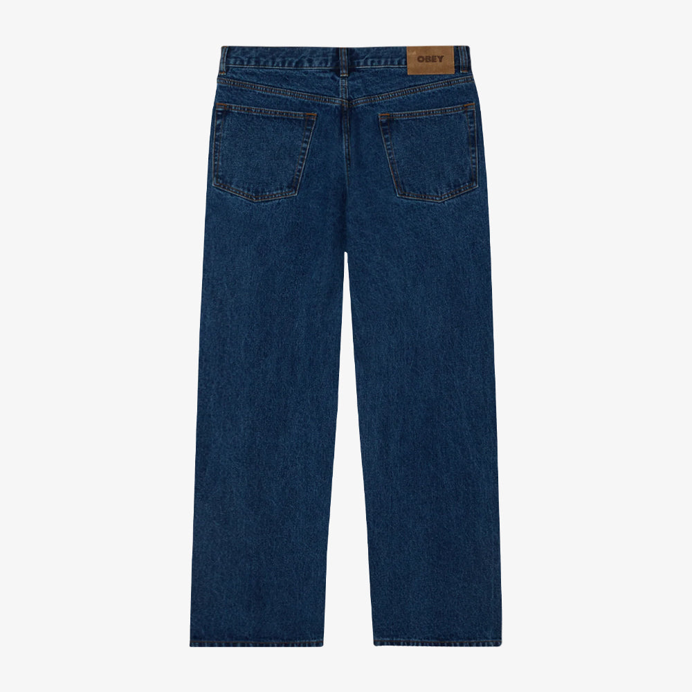 Obey Classic Baggy Denim Stone Wash Indigo 142010109-stn