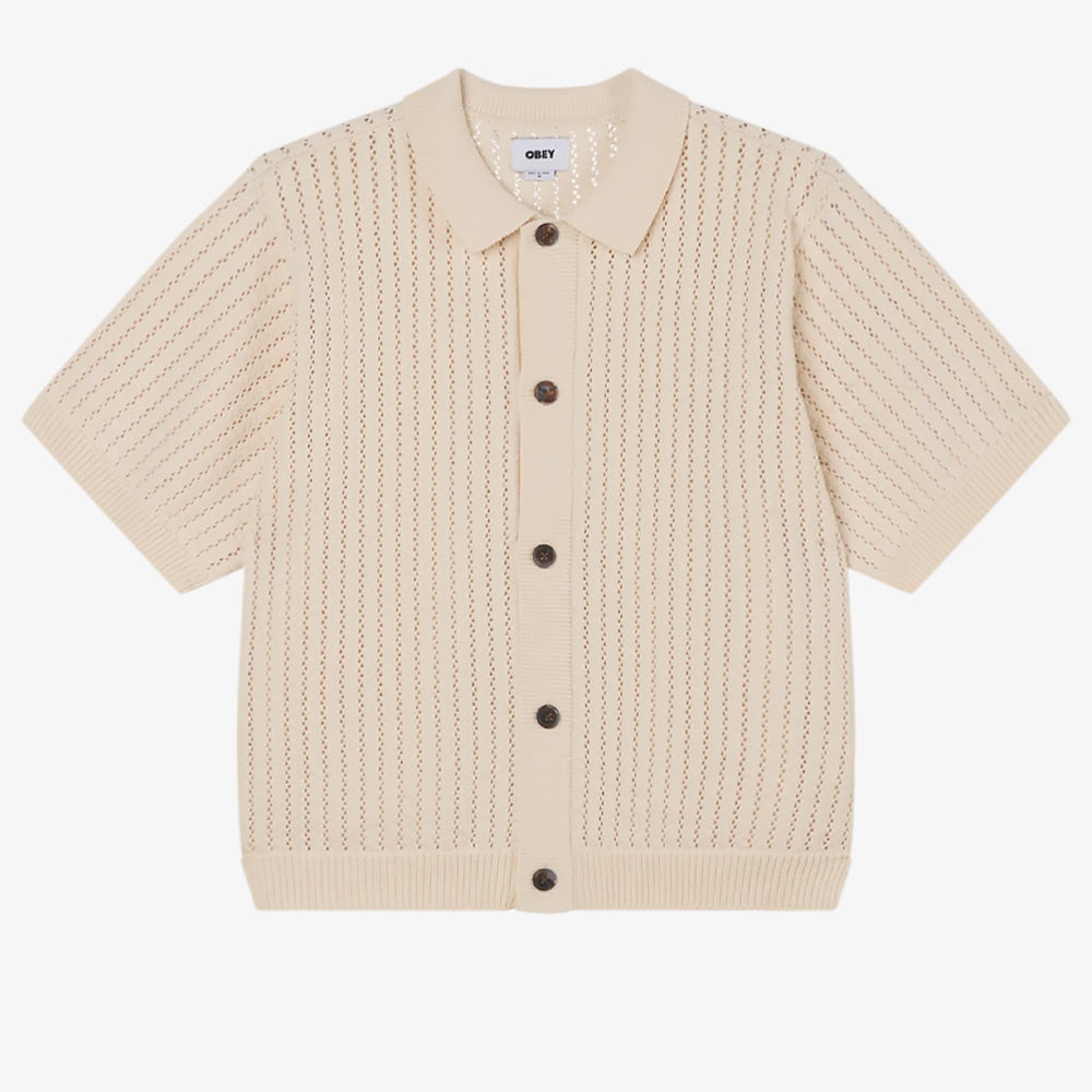 Obey Dez Sweater Shirt Maille Unbleached 151000106-ubl