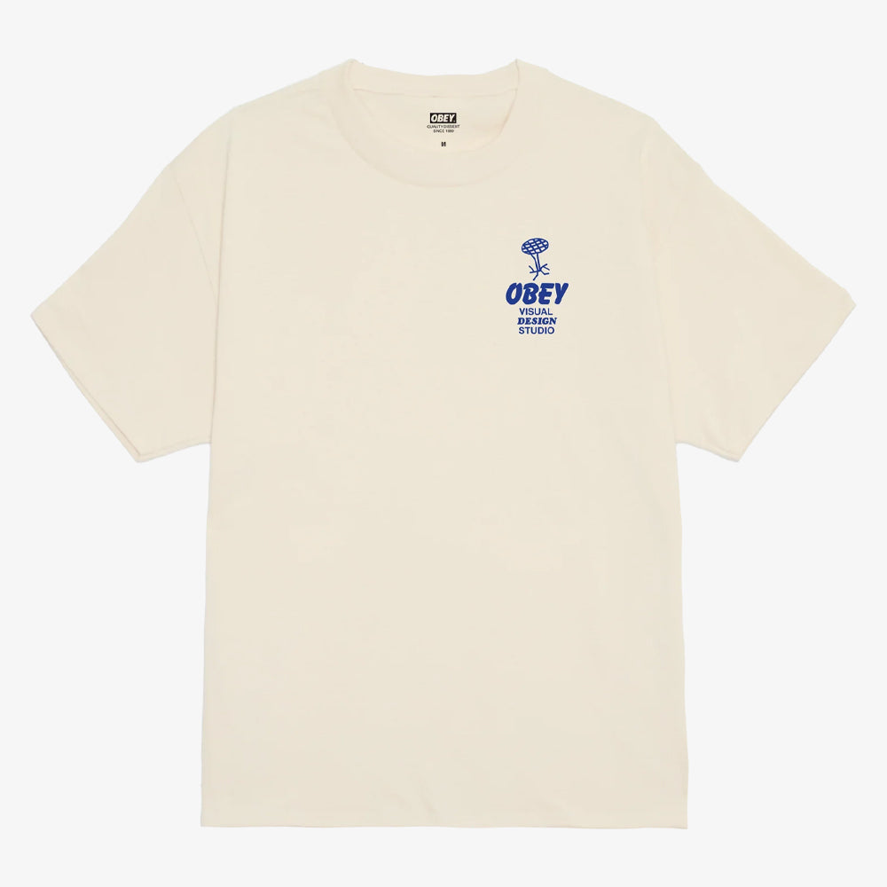 Obey Obey Building Strong Minds Tsh Cream 165264058-crm