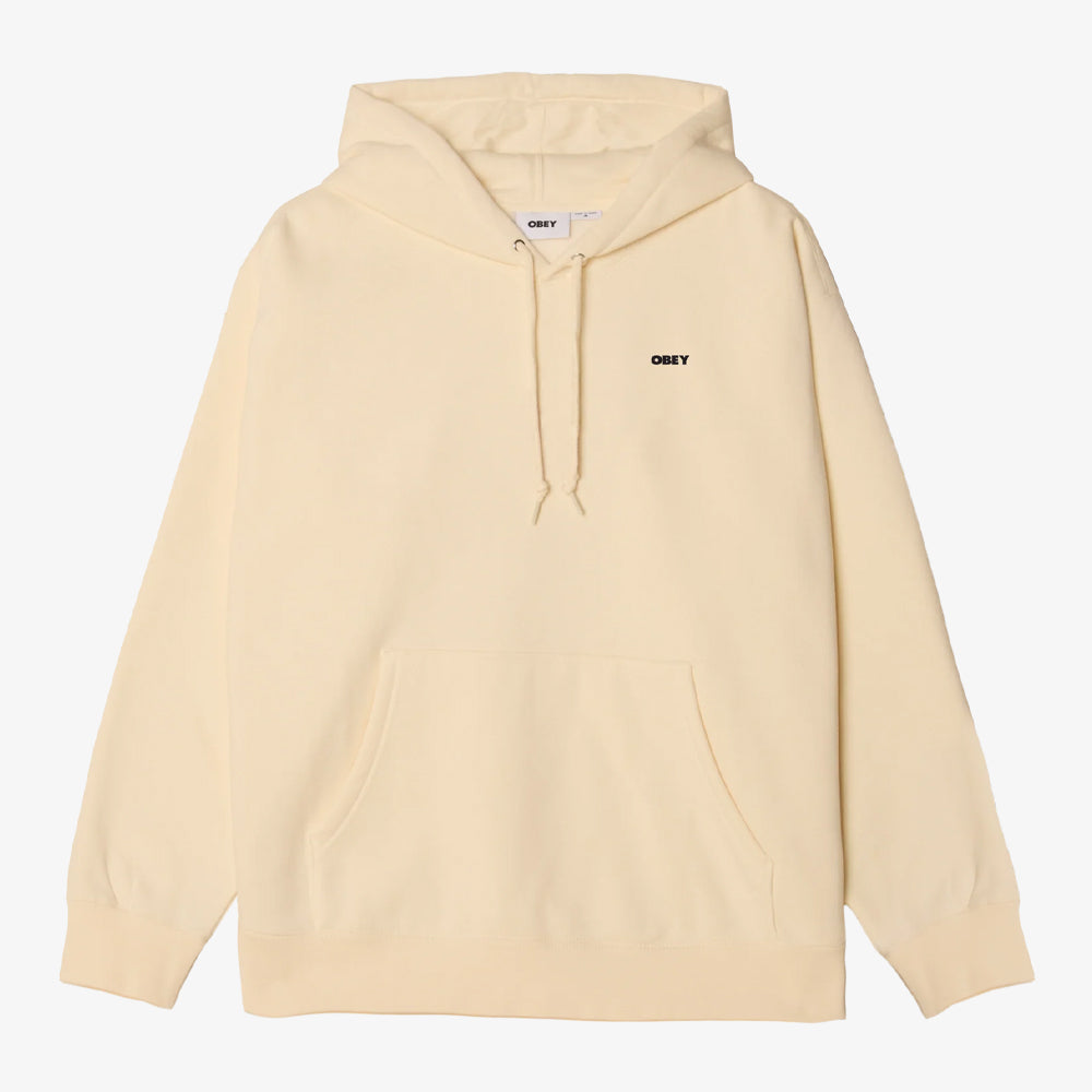 Obey Obey Icon Stencil Flame Hood Unbleached 117464048-ubl