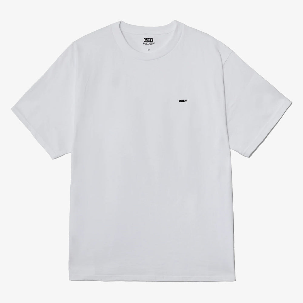 Obey Obey Icon Stencil Flame Tshirt White 165264048-wht