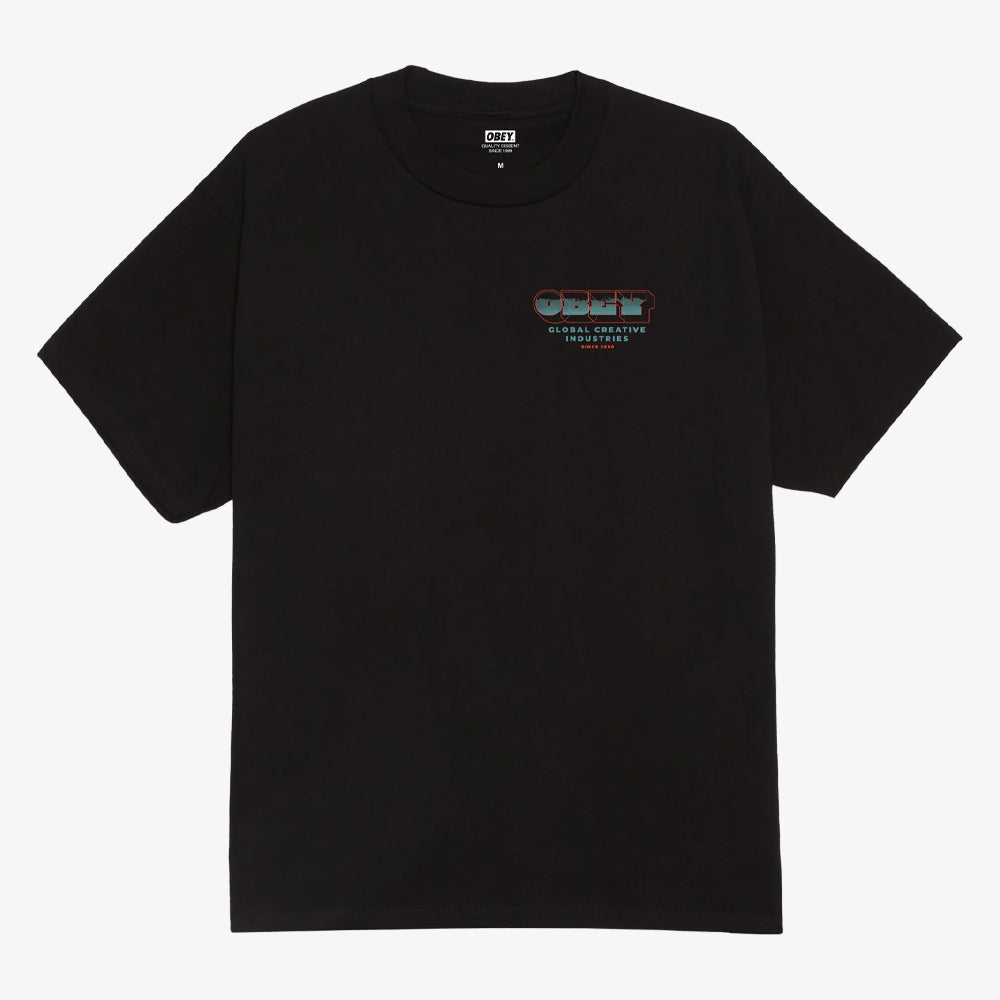 Obey Obey Measure Twice Tshirt Black 165264146-blk