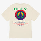 Obey Obey Peace Target Tshirt Cream 165264093-crm