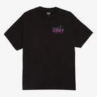 Obey Obey Records Sound Waves Tshir Black 165264050-blk