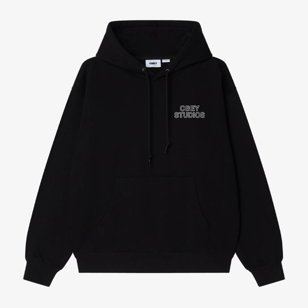 Obey Obey Studio Palette Hood Black 117464052-blk