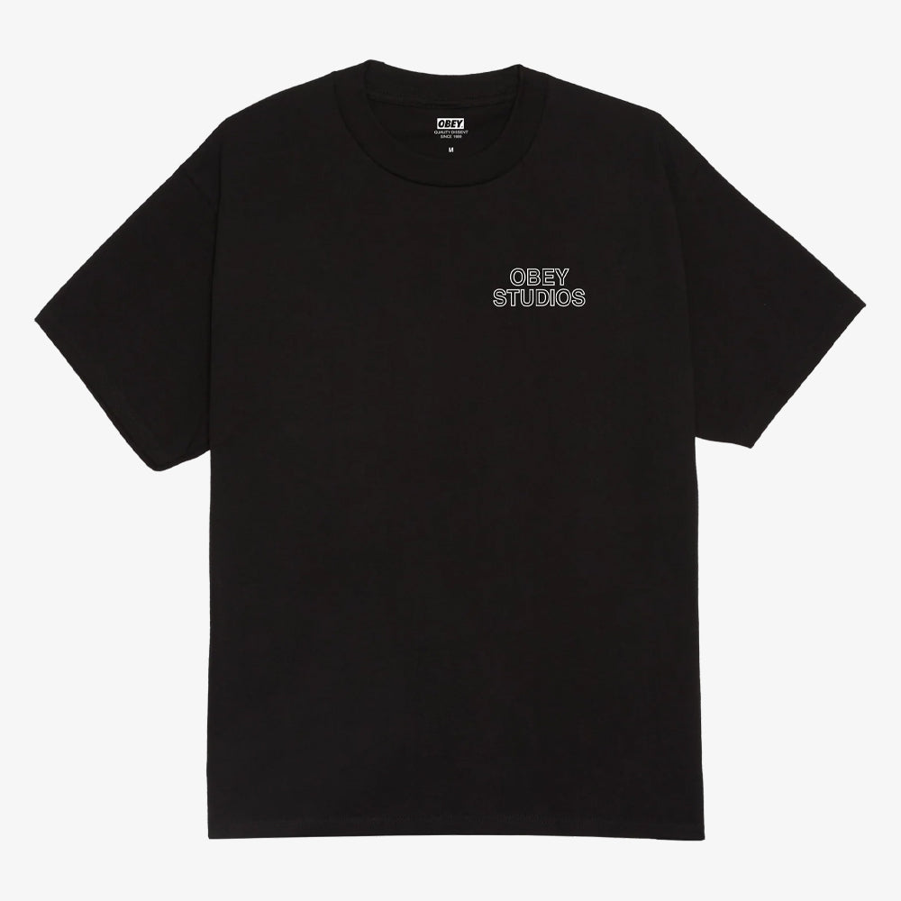Obey Obey Studio Palette Tshirt Black 165264052-blk