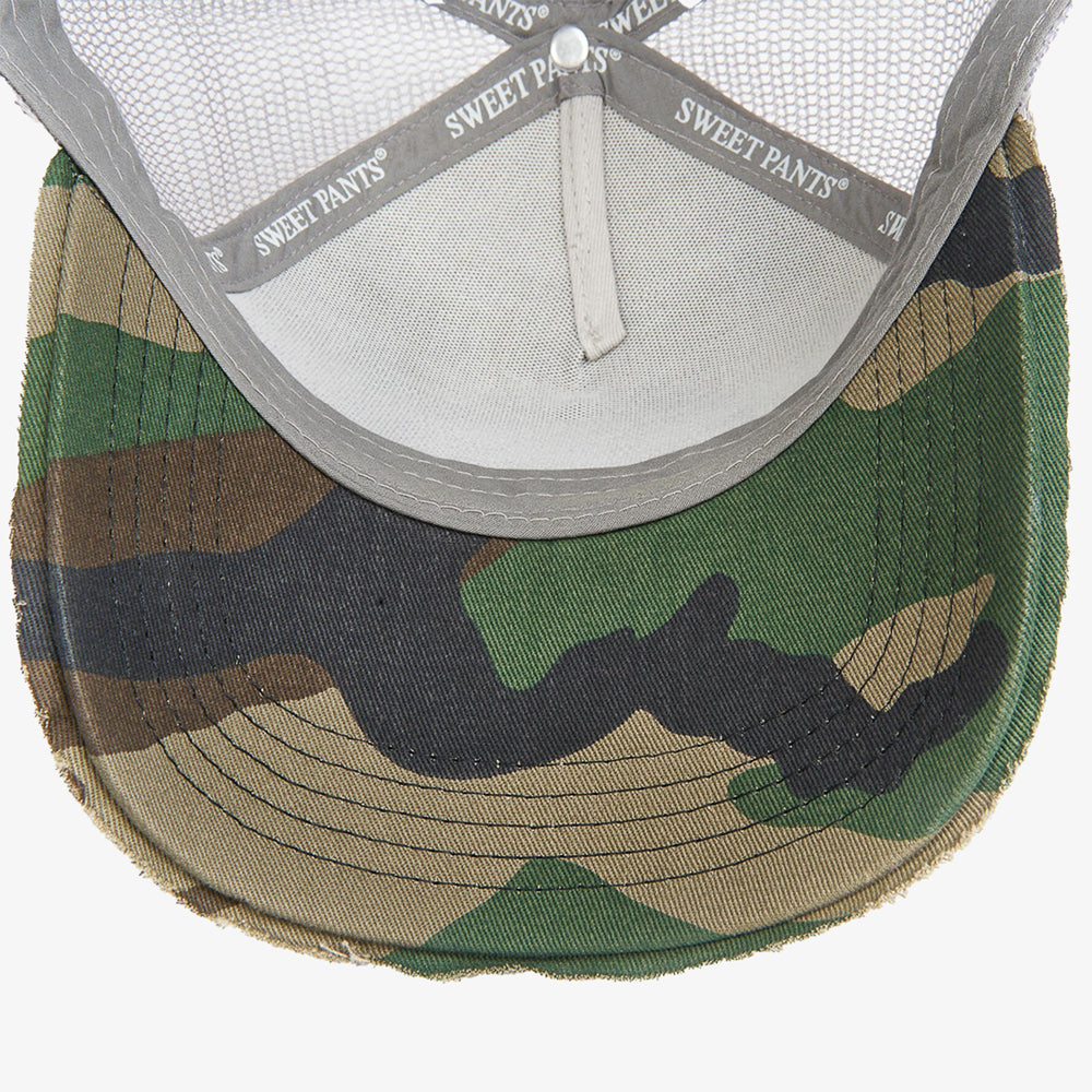 Sweet Pants Home Run Cap Bicolor Camo Grey Home-run-cap-grey