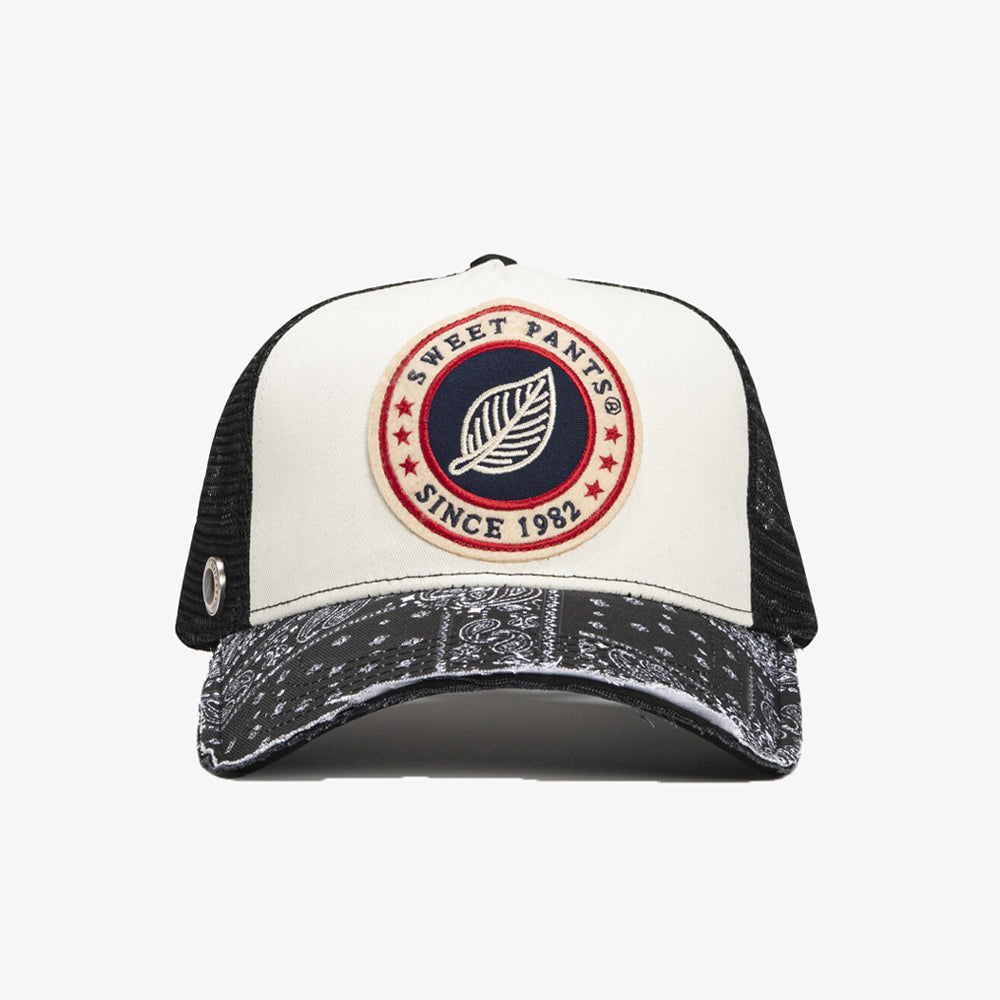 Sweet Pants Home Run Print Cap Bandana Off White Print-bandana-off-white