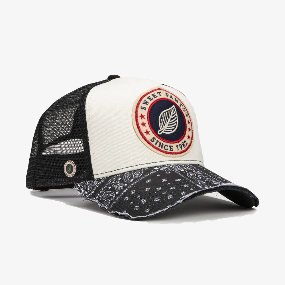 Sweet Pants Home Run Print Cap Bandana Off White Print-bandana-off-white