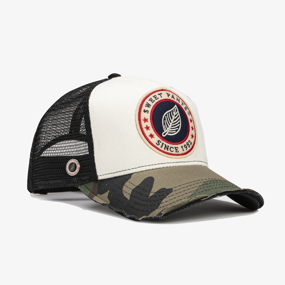 Sweet Pants Home Run Print Cap Camou Off White Print-camou-off-white